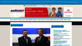 What Podlasie24.pl website looked like in 2019 (4 years ago)