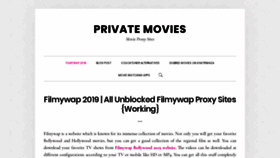 What Privatenumbermovie.com website looked like in 2019 (4 years ago)