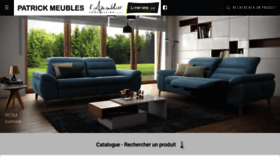 What Patrickmeubles.fr website looked like in 2019 (4 years ago)