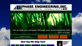 What Phaseengineering.com website looked like in 2019 (4 years ago)