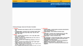 What Prevodyonline.eu website looked like in 2019 (4 years ago)