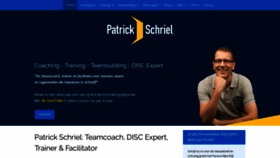 What Patrickschriel.nl website looked like in 2019 (4 years ago)