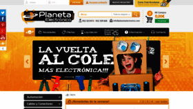 What Planetaelectronico.com website looked like in 2019 (4 years ago)
