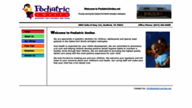 What Pediatricsmiles.net website looked like in 2019 (4 years ago)