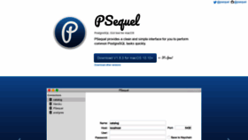 What Psequel.com website looked like in 2019 (4 years ago)