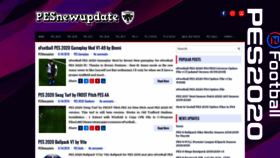 What Pesnewupdate.com website looked like in 2019 (4 years ago)