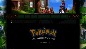 What Pokemonacademylife.com website looked like in 2019 (4 years ago)