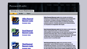 What Passwordlastic.de website looked like in 2019 (4 years ago)