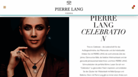 What Pierre-lang.com website looked like in 2019 (4 years ago)
