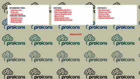 What Proicons.com website looked like in 2019 (4 years ago)