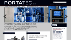 What Portatec.de website looked like in 2019 (4 years ago)