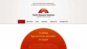What Pacificbs.com website looked like in 2019 (4 years ago)