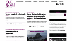 What Psicologossinfronteras.org website looked like in 2019 (4 years ago)