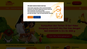 What Parentingrewards.dancow.co.id website looked like in 2019 (4 years ago)