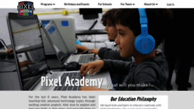 What Pixelacademy.org website looked like in 2019 (4 years ago)