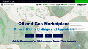 What Petrovalues.com website looked like in 2019 (4 years ago)