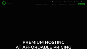 What Pebblehost.com website looked like in 2019 (5 years ago)