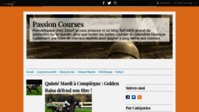 What Passioncourses.fr website looked like in 2019 (4 years ago)
