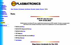What Plasmatronics.com.au website looked like in 2019 (4 years ago)
