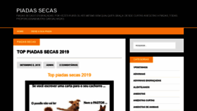 What Piadasecas.com website looked like in 2019 (4 years ago)