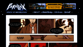 What Parallaxcomic.com website looked like in 2019 (4 years ago)