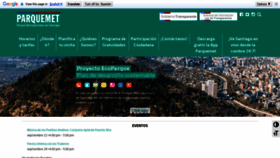What Parquemet.cl website looked like in 2019 (4 years ago)