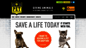 What Petrescue.org.nz website looked like in 2019 (4 years ago)