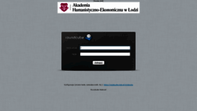 What Poczta.ahe.lodz.pl website looked like in 2019 (4 years ago)