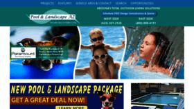 What Poolandlandscapeaz.com website looked like in 2019 (4 years ago)