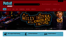 What Pinballheaven.co.uk website looked like in 2019 (5 years ago)