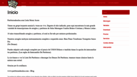 What Partiturasdesalsa.com website looked like in 2019 (4 years ago)