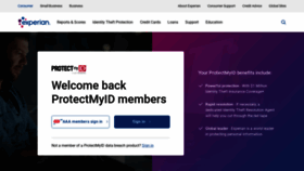 What Protectmyid.com website looked like in 2019 (4 years ago)