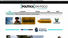 What Politicaemfoco.com website looked like in 2019 (4 years ago)