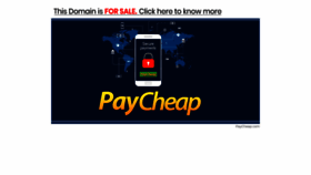 What Paycheap.com website looked like in 2019 (4 years ago)