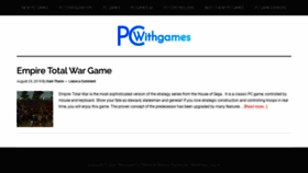 What Pcwithgames.com website looked like in 2019 (4 years ago)