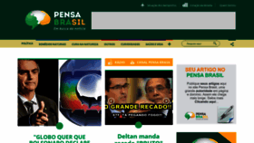 What Pensabrasil.com website looked like in 2019 (4 years ago)