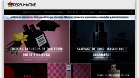 What Perfumative.es website looked like in 2019 (4 years ago)