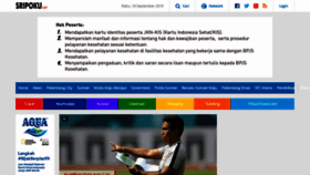 What Palembang.tribunnews.com website looked like in 2019 (4 years ago)