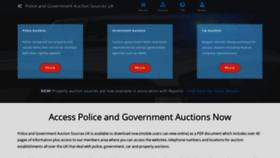 What Police-auctions.org.uk website looked like in 2019 (4 years ago)