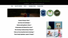 What Pilescure-treatment.com website looked like in 2019 (4 years ago)