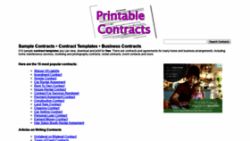 What Printablecontracts.com website looked like in 2019 (4 years ago)