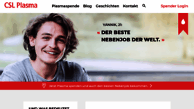 What Plasma-spenden.de website looked like in 2019 (4 years ago)