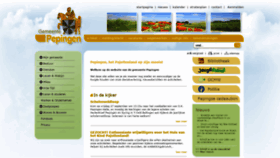 What Pepingen.be website looked like in 2019 (4 years ago)