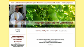 What Priesteraushilfe.at website looked like in 2019 (4 years ago)