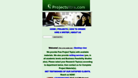 What Projectsxtra.com website looked like in 2019 (4 years ago)