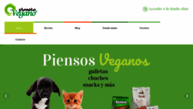 What Planetavegano.com website looked like in 2019 (4 years ago)