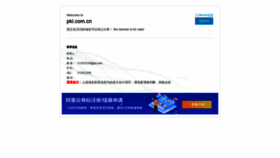 What Pkl.com.cn website looked like in 2019 (4 years ago)