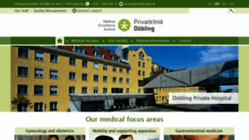 What Privatklinik-doebling.at website looked like in 2019 (4 years ago)