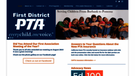 What Pta1.org website looked like in 2019 (4 years ago)