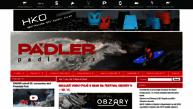 What Padler.cz website looked like in 2019 (4 years ago)